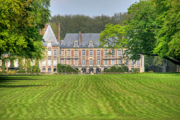 Fototapeta na wymiar parc du chateau