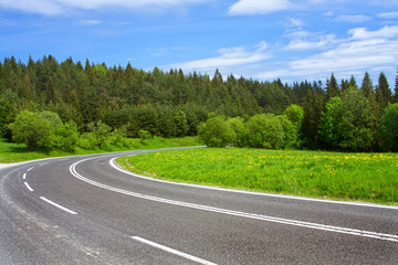Naklejka premium Road