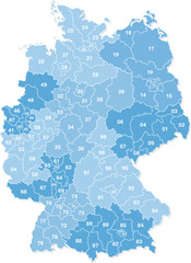 Naklejka premium Germany_2_blue