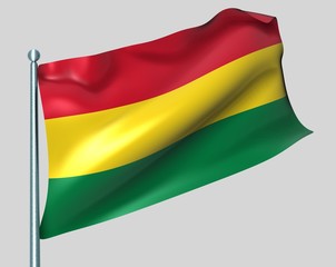 Nationalflagge Bolivien