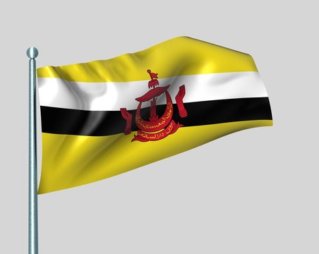 Nationalflagge Brunei