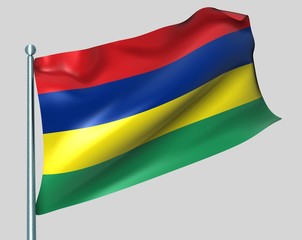 Nationalflagge Mauritius