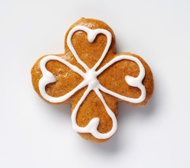 Gingerbread four leaf clover