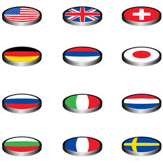 Illustration of flags