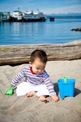 Naklejka premium Beach boy