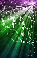 Ray of Light Beautiful Grunge Abstract