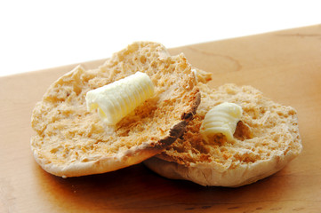 English Muffin and Butter