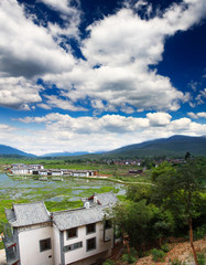 scenery landscape near Lijiang City