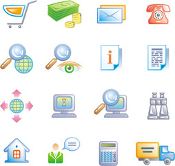 E-Commerce Icon Set (Vector)