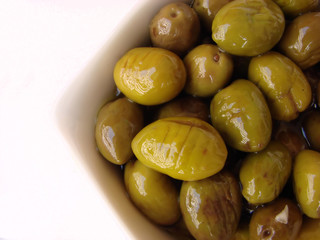 Green Greek olives