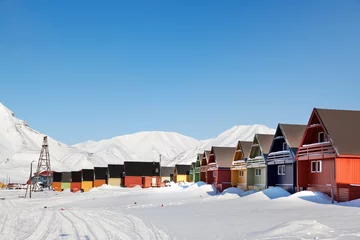 Selbstklebende Fototapete Arktis Longyearbyen