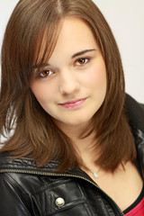 Portrait junge Frau  14 Jahre