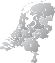 Netherlands_grey - obrazy, fototapety, plakaty