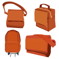 Bags Illustration (Global Swatches Included)