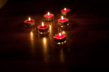 red candels