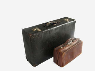 Koffer und Reisetasche