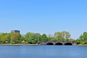Fototapeta premium Hamburg, Binnenalster