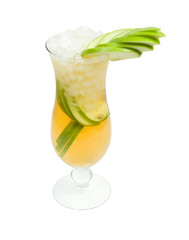 Alcoholic cocktails, isolated