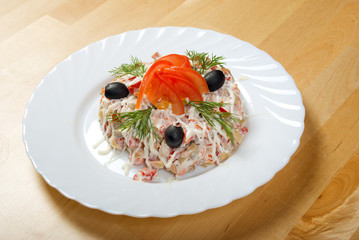 salad seafoods