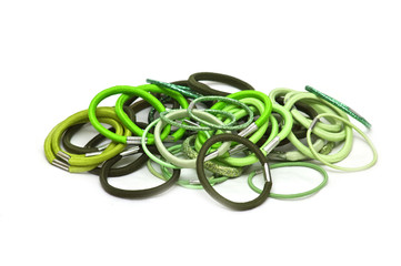 Fototapeta premium elastic bands for hair