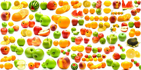 collage from fruits and vegetables 2