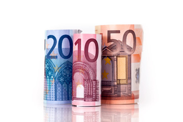 Rolled up 80 Euros
