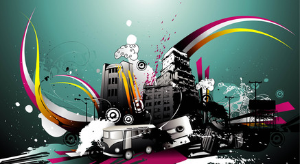 urban vector composition © chispas