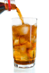 Pouring cola