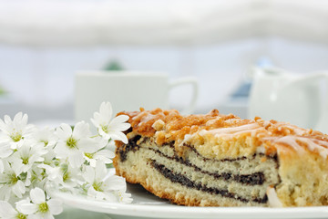 frischer Mohnkuchen
