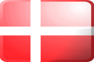 Flag of Denmark button