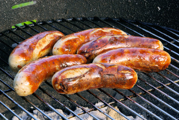 Grillen Bratwurst - barbecue bratwurst 03