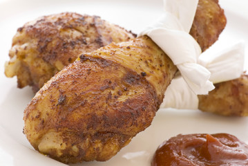 Chicken Wings mit Serviette