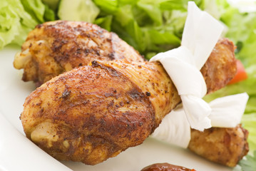 Chicken Wings mit Serviette