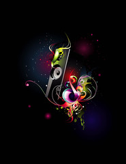 color music vector