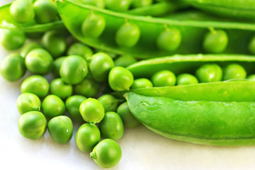 Green peas vegetable.