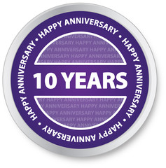 Fototapeta premium Anniversary - 10 Years