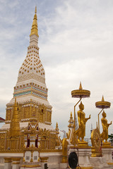 Pagoda of Wat Mahathat, Nakorn Panom province, Thailand
