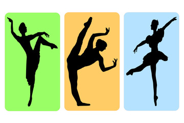 three dancers