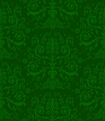 dark green curled background