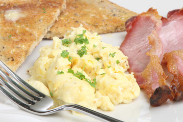 Scrambled Eggs and Bacon