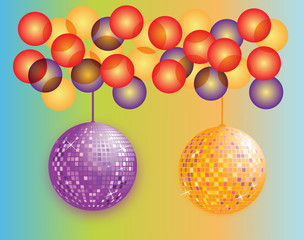 Shiny disco ball