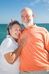 Senior Couple - Rabbit Ears