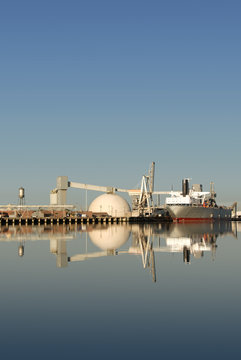 Seaport Reflection, Port of Stockton