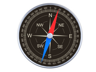 Compass top view