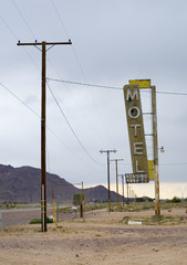 Motel on route 66, near Bagdad caf&eacute;