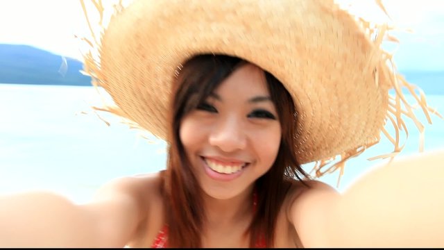 playful at the beach