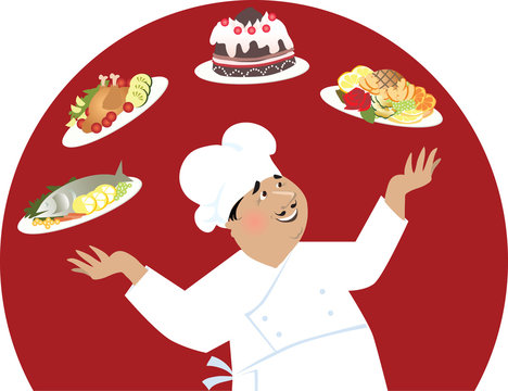 Happy chef