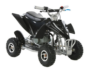 Fototapeta premium Black quad byke
