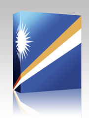 Flag of Marshall Islands box package