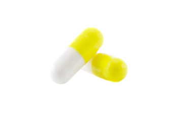 color tablet isolated over white background
